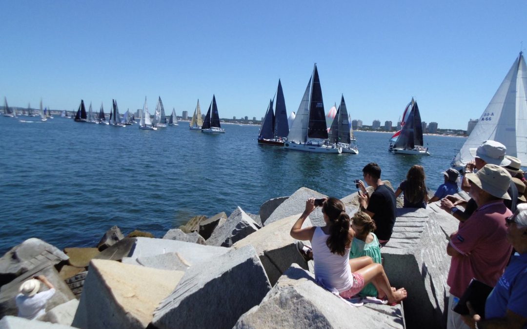 Decenas de veleros participan en Punta del Este de la Regata Rolex Circuito Atlántico Sur